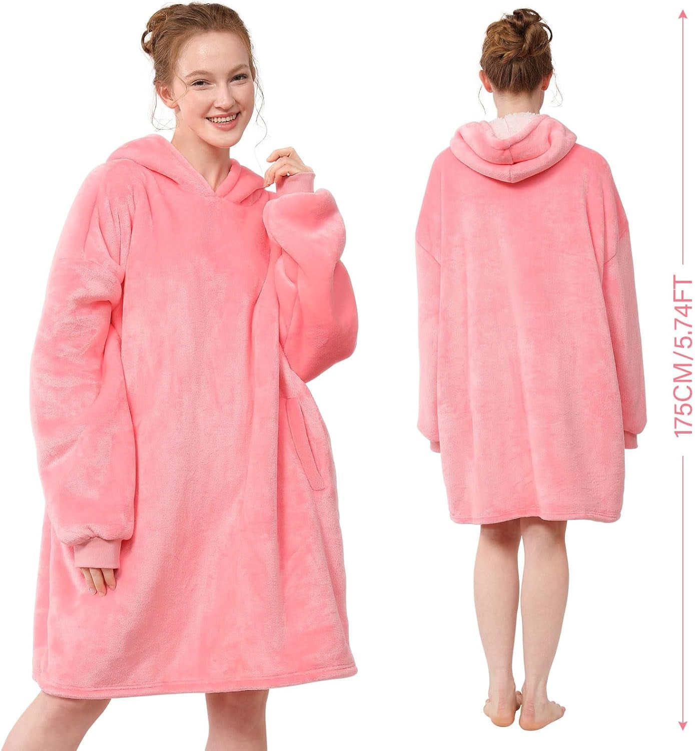 Blanket Hoodie,Oversized Wearable Sweatshirt,Gifts for Women
